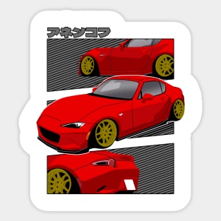 Red Miata Nd Sticker